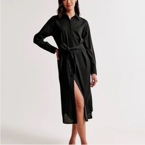 Abercrombie & Fitch Linen Shirt Dress